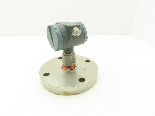 Foxboro 841GM-B Electronic Pressure Transmitter 12.5-36vdc 100psi 7.5" OD Flange