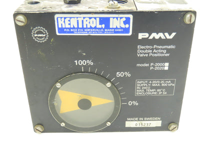 PMV P-2000 Electro-Pneumatic Valve Positioner Double acting 4-20ma