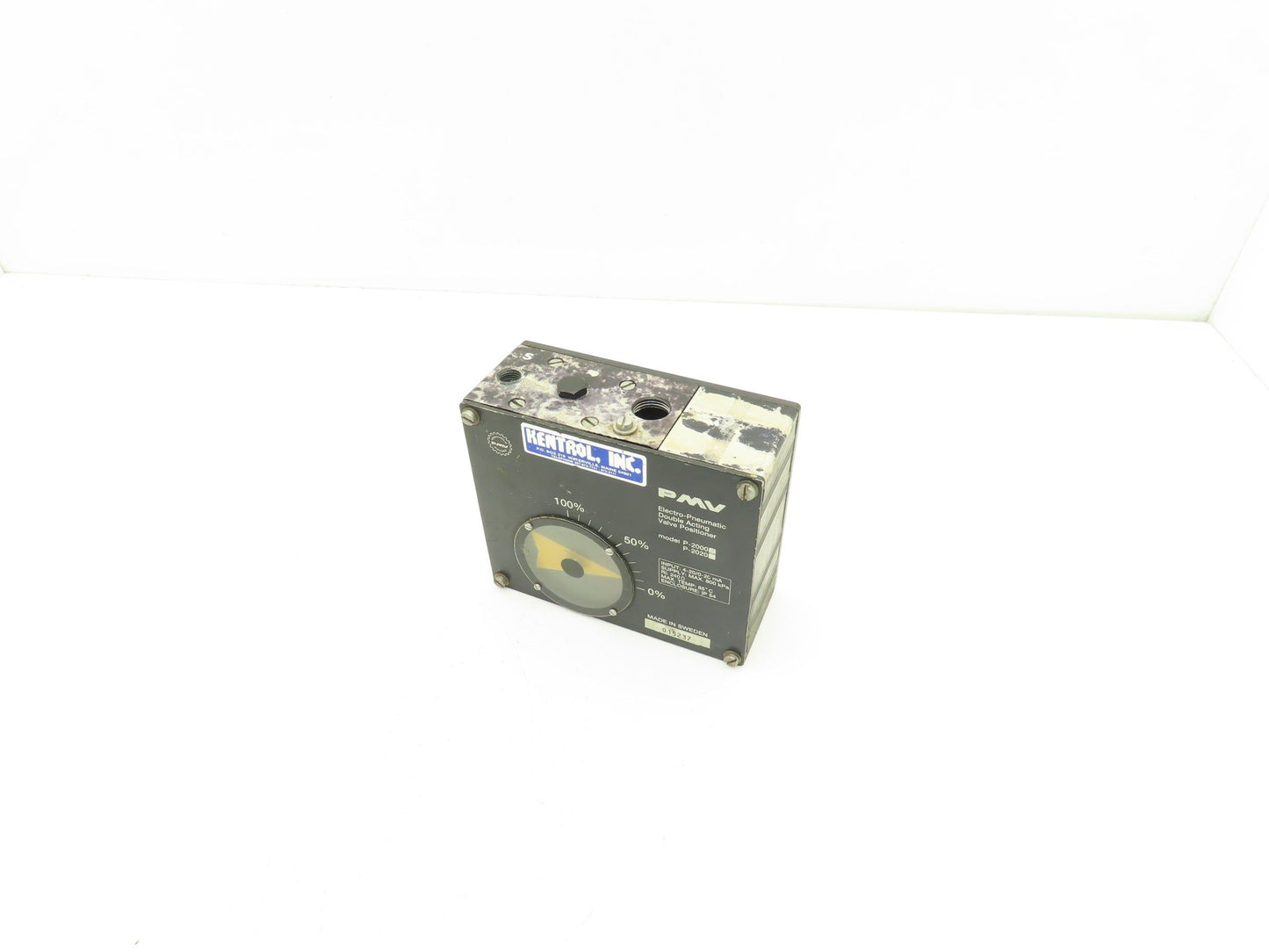 PMV P-2000 Electro-Pneumatic Valve Positioner Double acting 4-20ma