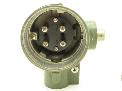 Yokogawa YF104-NNNB1A Yewflo Vortex Flowmeter 71 P/Gal Haz Loc
