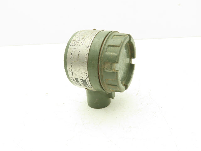 Yokogawa YF104-NNNB1A Yewflo Vortex Flowmeter 71 P/Gal Haz Loc