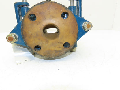 Robbins & Myers KFR Rubber Pinch Valve 1-1/2" Flanged 150psi Handwheel Operator