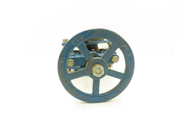 Robbins & Myers KFR Rubber Pinch Valve 1-1/2" Flanged 150psi Handwheel Operator