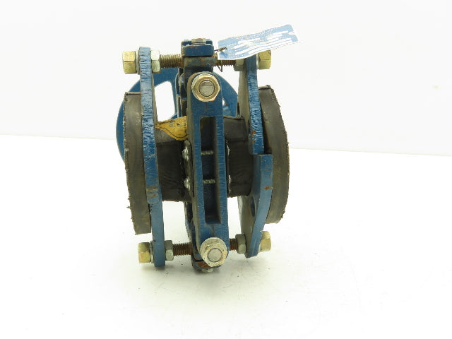 Robbins & Myers KFR Rubber Pinch Valve 1-1/2" Flanged 150psi Handwheel Operator