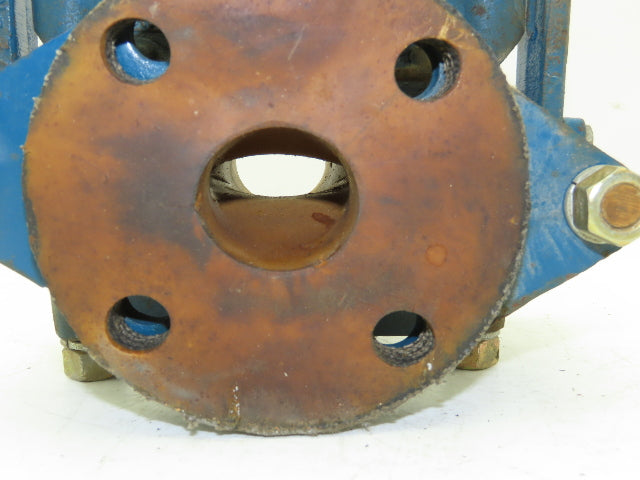 Robbins & Myers KFR Rubber Pinch Valve 1-1/2" Flanged 150psi Handwheel Operator