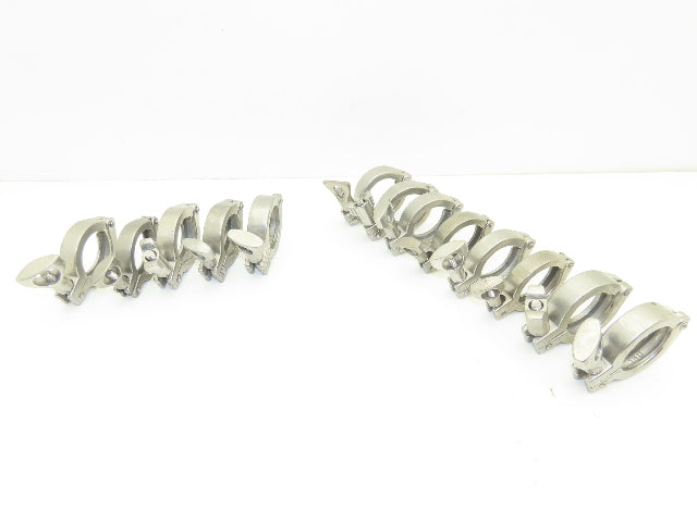 1.5" Sanitary Tri-Clamp Heavy Duty Stainless Wing Nut Lot of 13