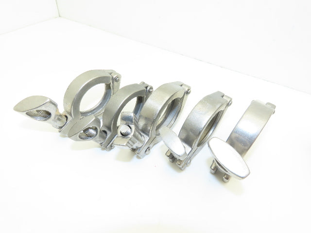 1.5" Sanitary Tri-Clamp Heavy Duty Stainless Wing Nut Lot of 13