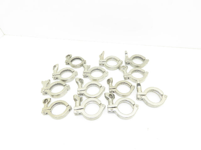 1.5" Sanitary Tri-Clamp Heavy Duty Stainless Wing Nut Lot of 13