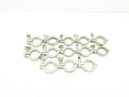 1.5" Sanitary Tri-Clamp Heavy Duty Stainless Wing Nut Lot of 13