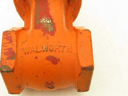 Walworth 2-1/2" Brass Gate Valve Resilient Wedge 200psi Rising Stem