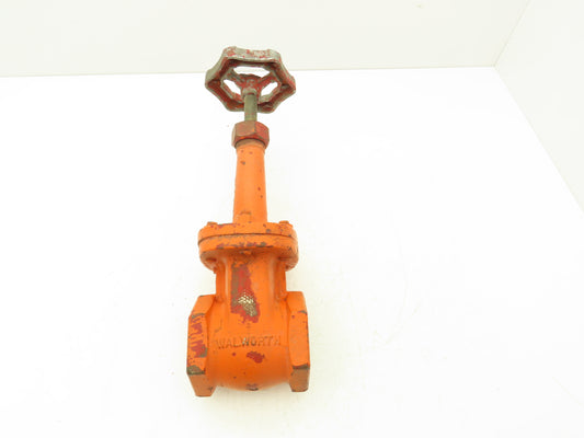Walworth 2-1/2" Brass Gate Valve Resilient Wedge 200psi Rising Stem