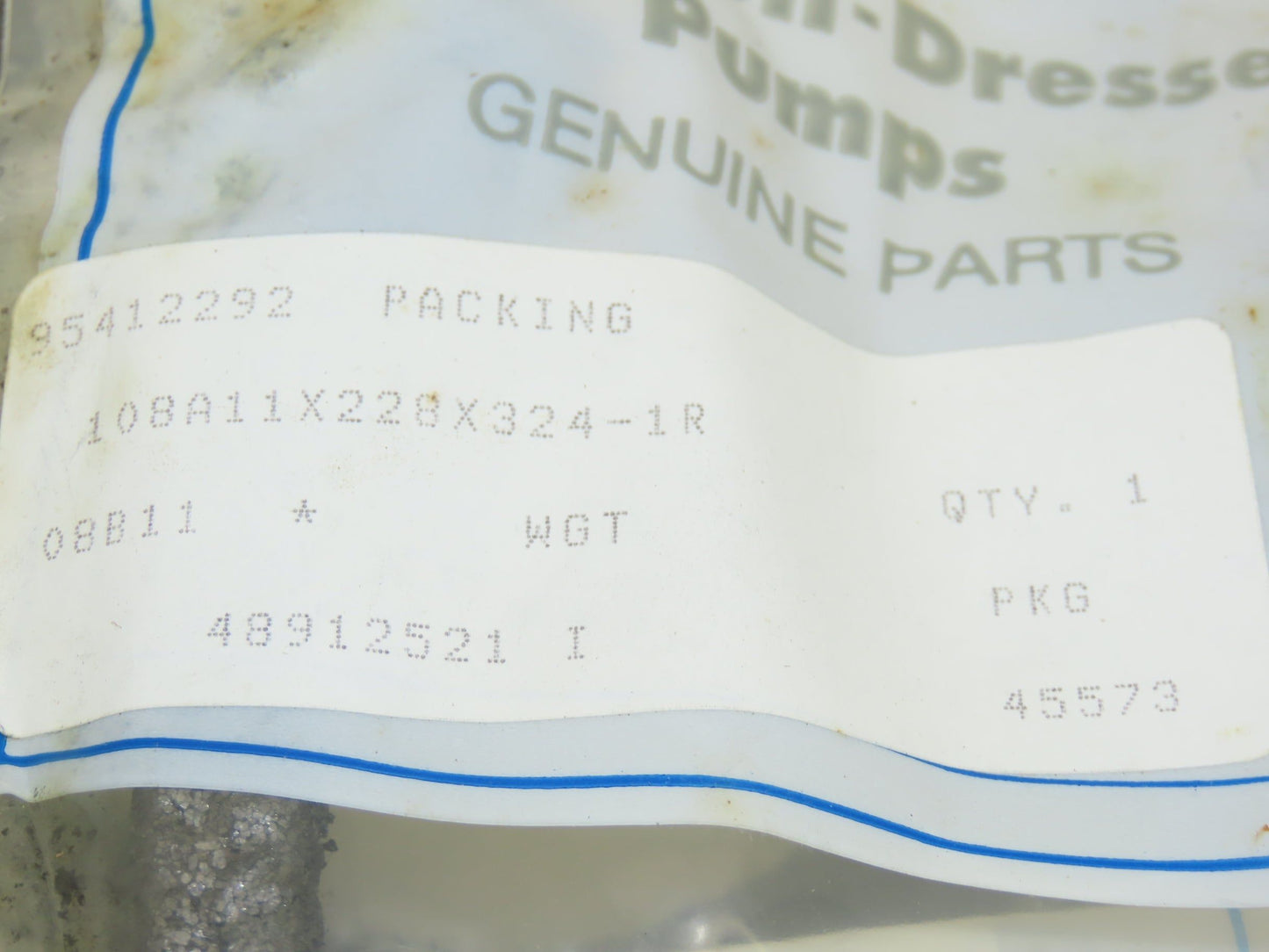 Ingersoll Rand 25RT135AX1-9 Dresser Pump Rebuild Kit SS Sleeve Packing Bushing