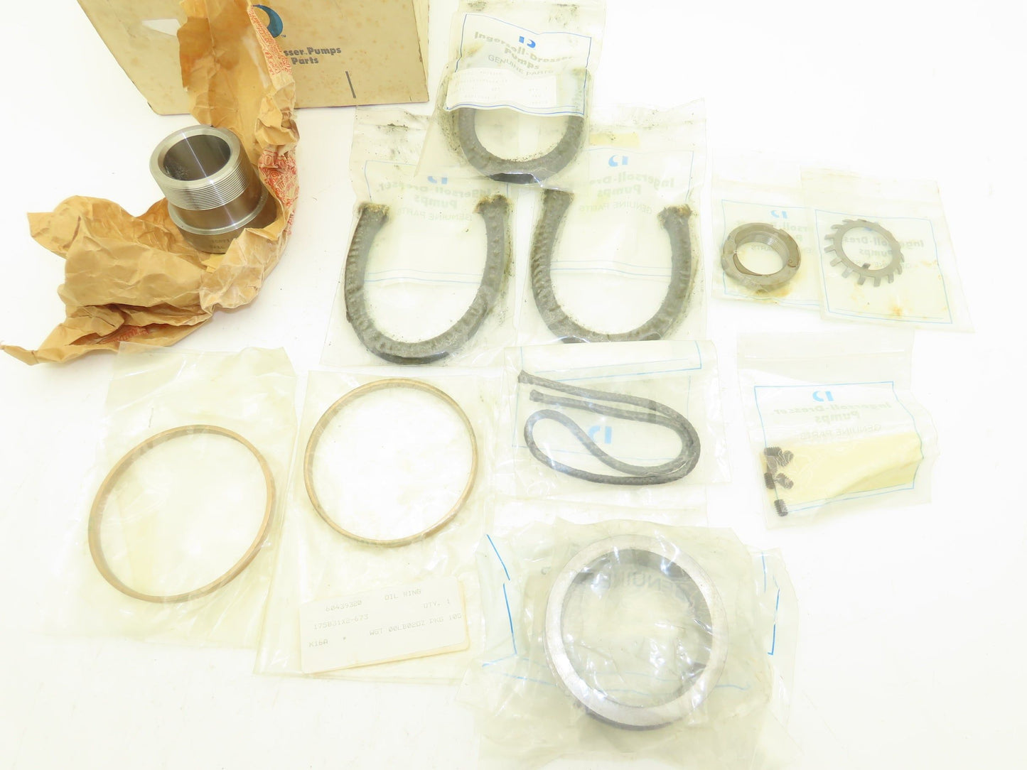 Ingersoll Rand 25RT135AX1-9 Dresser Pump Rebuild Kit SS Sleeve Packing Bushing