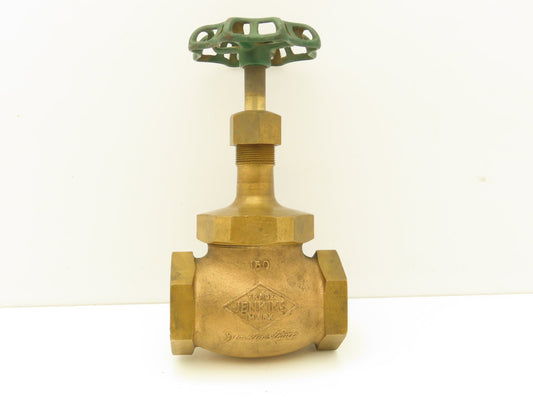Jenkins 106-A 2" Bronze Globe Check Valve Rising Stem 119-A Steam Disc #150