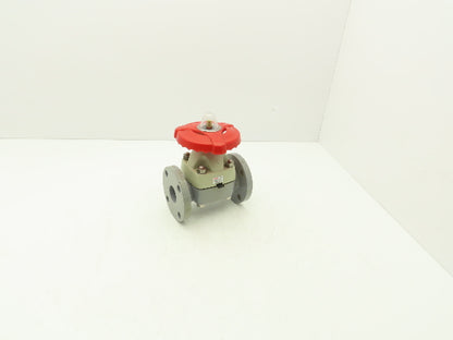 Asahi V14MHCEFA040 Diaphragm Pinch Valve 1-1/2" Flanged CPVC EPDM 150psi