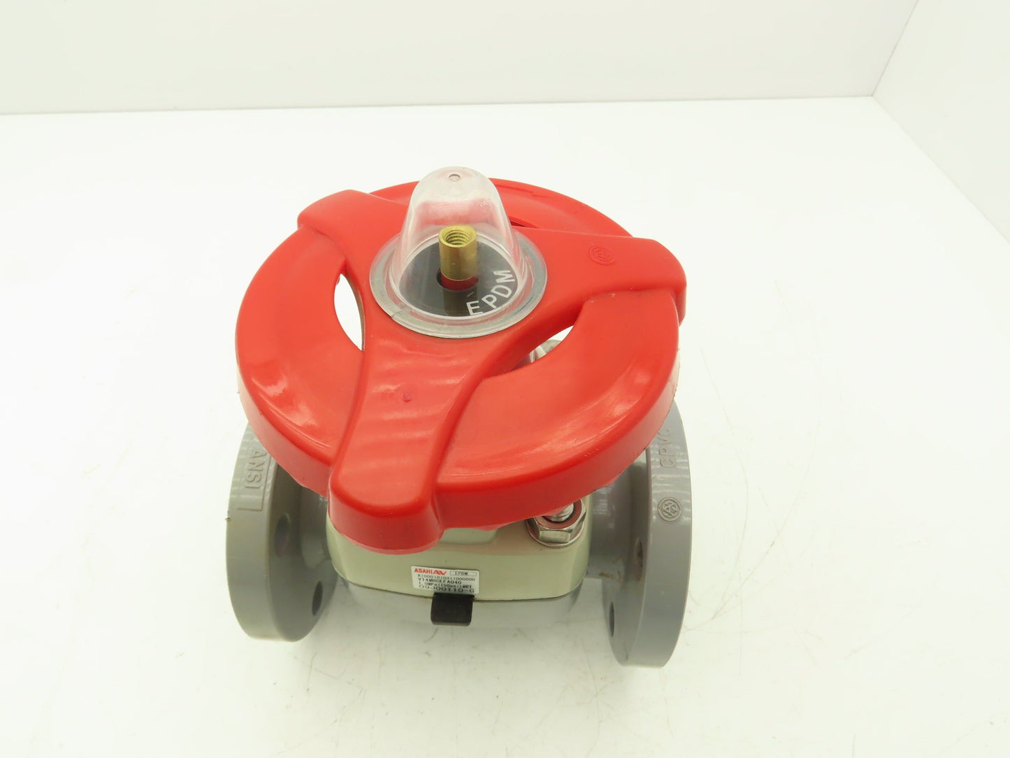 Asahi V14MHCEFA040 Diaphragm Pinch Valve 1-1/2" Flanged CPVC EPDM 150psi