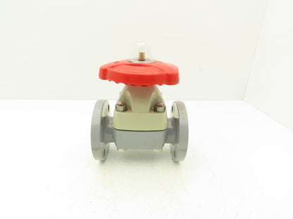 Asahi V14MHCEFA040 Diaphragm Pinch Valve 1-1/2" Flanged CPVC EPDM 150psi