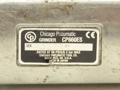Chicago Pneumatic CP860ES Air Powered Die Grinder 90psig