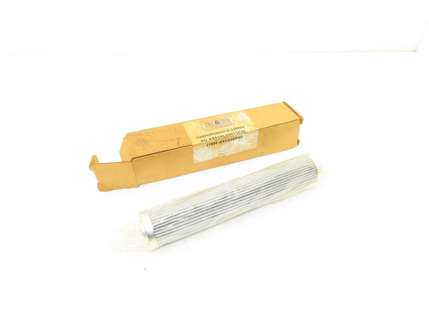 Tridim TDSPHP06DHL9-12MSV Hydraulic Filter 1-3/4" x 10" Inlet Mesh