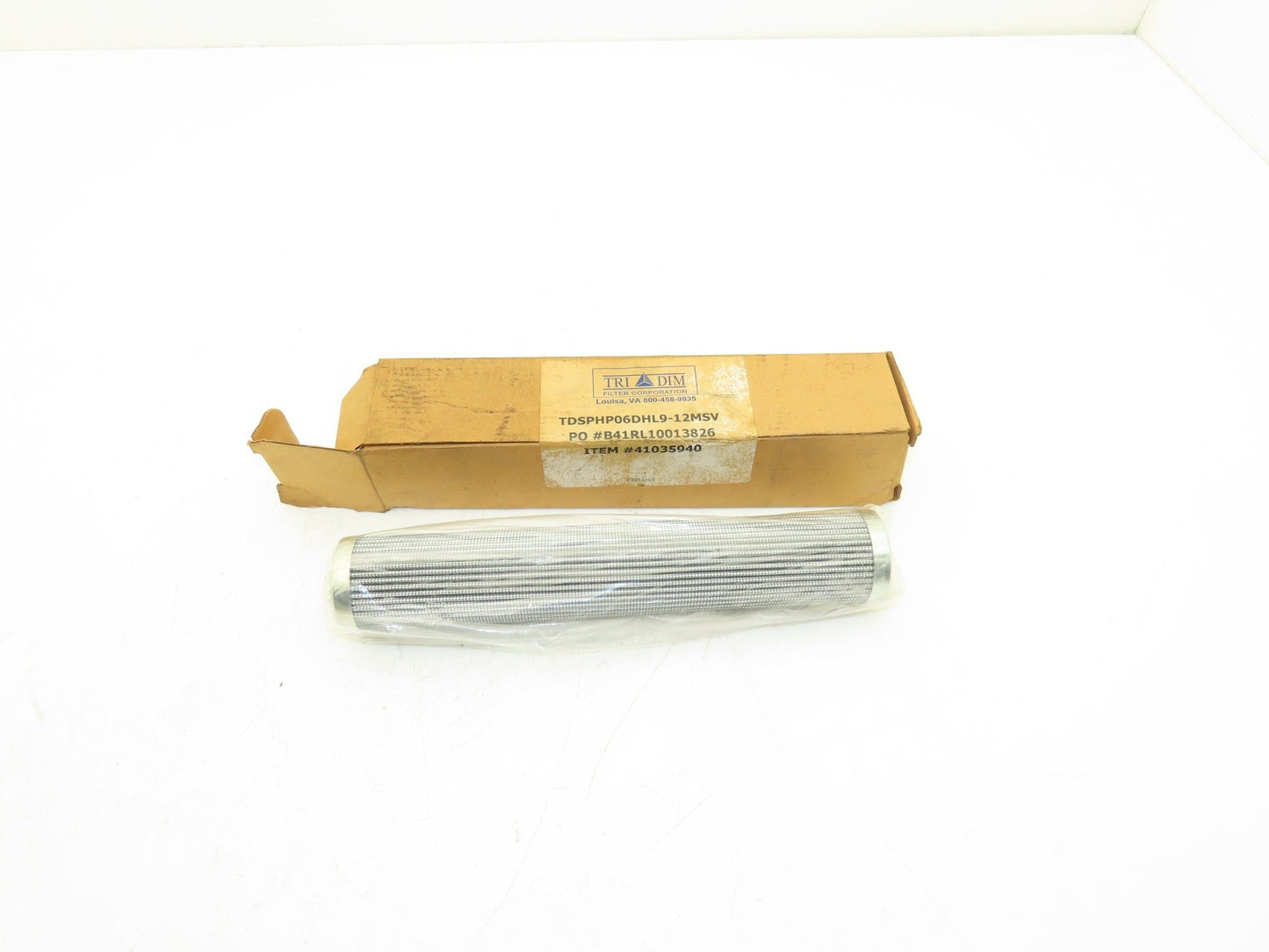 Tridim TDSPHP06DHL9-12MSV Hydraulic Filter 1-3/4" x 10" Inlet Mesh