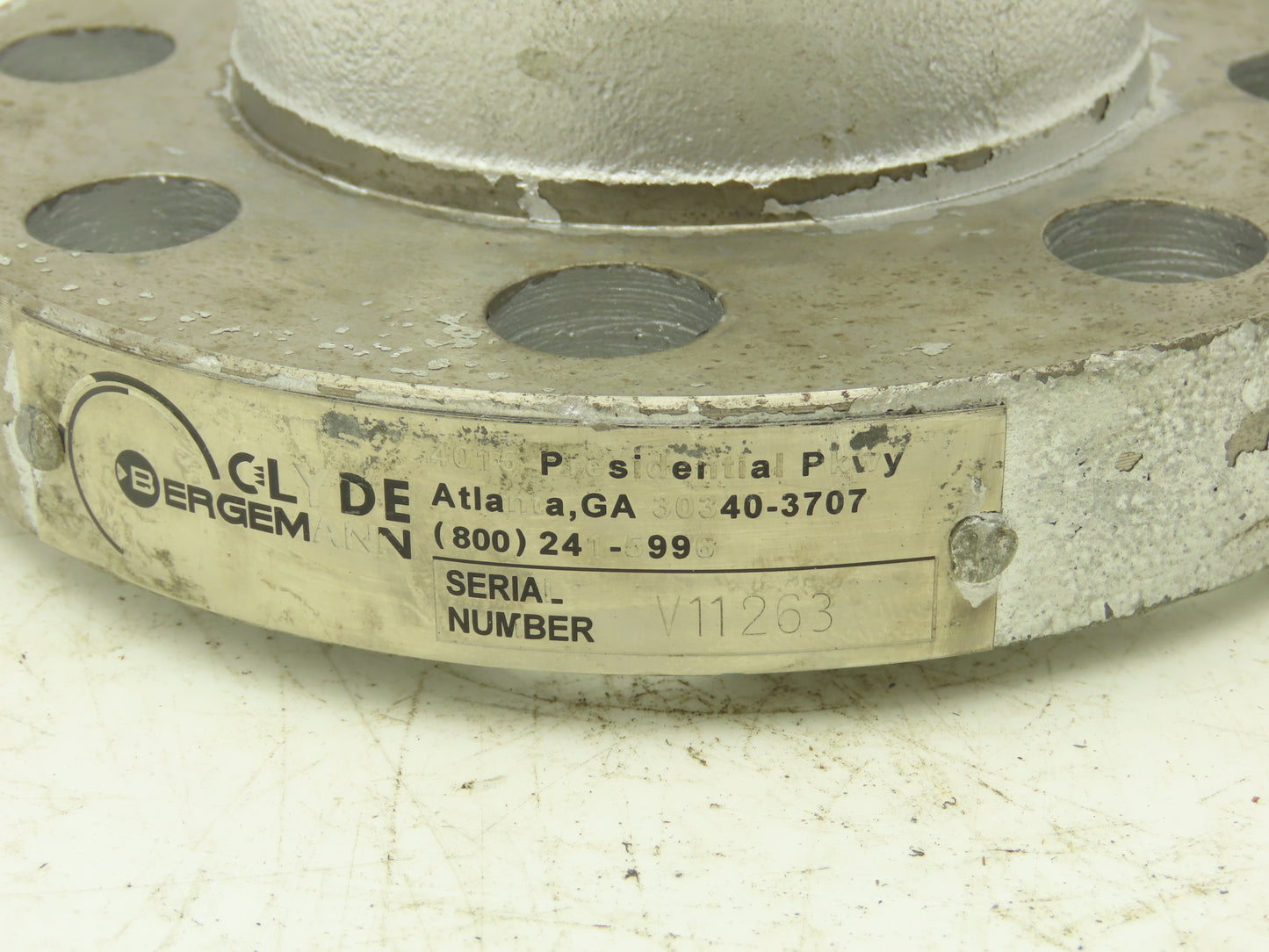 Clyde Bergemann 164045 Soot Blower Poppet Valve 2-1/2" Flanged