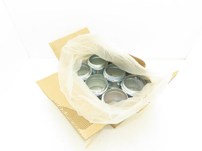 Bridgeport 259 EMT Connector Fitting 4" Steel Compression Box Adaptor Lot of 6