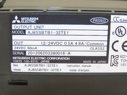 Mitsubishi Electric AJ65SBTB1-32TE1 Output Unit 12/24VDC 0.5A