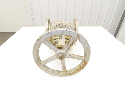 Newco 21F-CB2 4" Flanged Globe Valve 285psi Class 150 WCB 77 Rising Stem