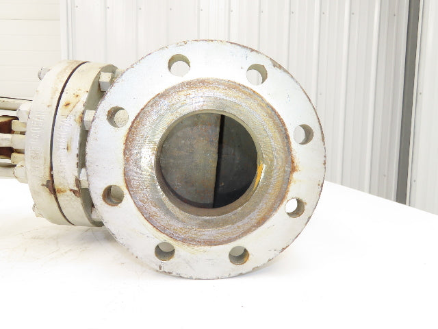 Newco 21F-CB2 4" Flanged Globe Valve 285psi Class 150 WCB 77 Rising Stem