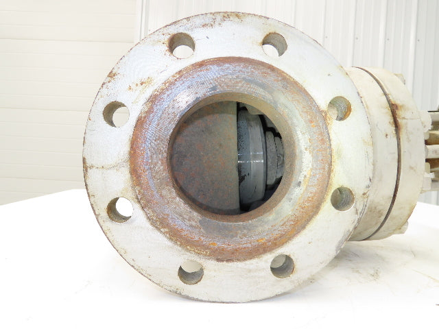 Newco 21F-CB2 4" Flanged Globe Valve 285psi Class 150 WCB 77 Rising Stem