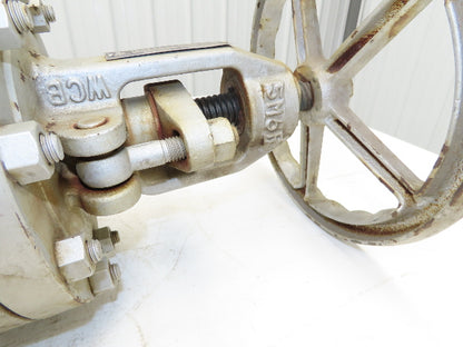 Newco 21F-CB2 4" Flanged Globe Valve 285psi Class 150 WCB 77 Rising Stem