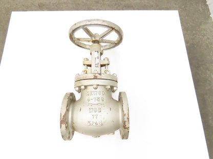 Newco 21F-CB2 4" Flanged Globe Valve 285psi Class 150 WCB 77 Rising Stem