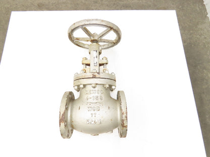 Newco 21F-CB2 4" Flanged Globe Valve 285psi Class 150 WCB 77 Rising Stem