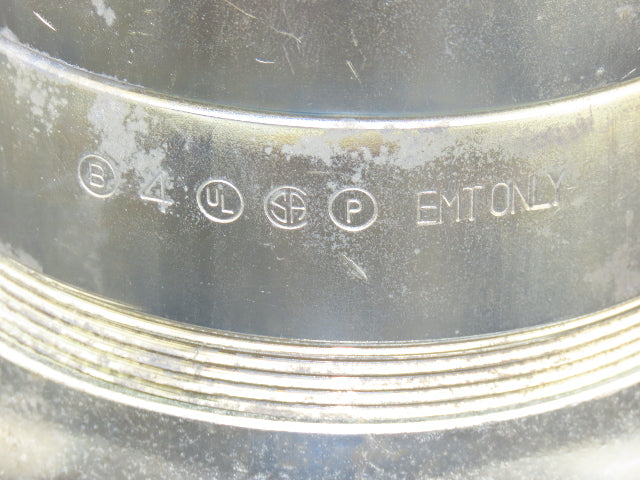 Bridgeport 269 EMT Conduit Coupling 4" Steel Compression Lot of 6