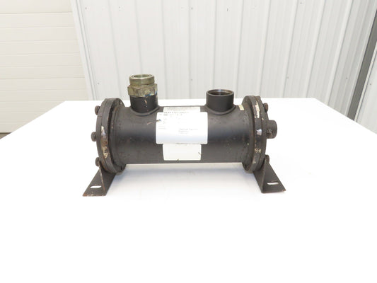 Thermal Transfer EKS-1012-F-R Oil Cooler Shell & Tube Heat Exchanger 2-Pass