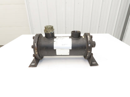Thermal Transfer EKS-1012-F-R Oil Cooler Shell & Tube Heat Exchanger 2-Pass