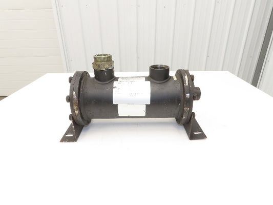 Thermal Transfer EKS-1012-F-R Oil Cooler Shell & Tube Heat Exchanger 2-Pass