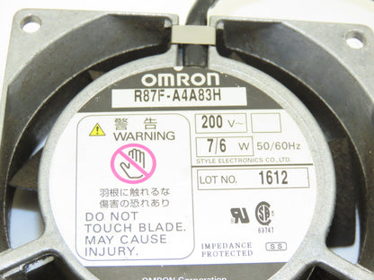 Omron R87F-A4A83H Axial Fan 200v Lot of 6