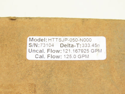 HTTSJP-050-N000 Ultrasonic Transducer Flow Meter 125 GPM 50' Cable