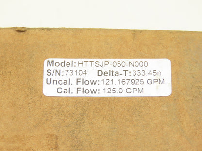 HTTSJP-050-N000 Ultrasonic Transducer Flow Meter 125 GPM 50' Cable
