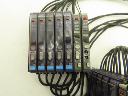 Keyence FS-V12 Photoelectric Sensor Mixed Lot of 21