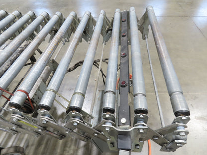 Best Flex 30"x 22' Expandable Power Roller Conveyor 36" Accumulation Zones 120V