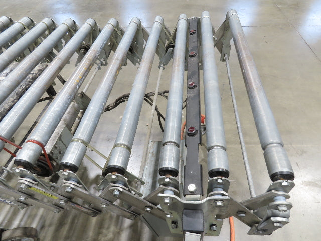 Best Flex 30"x 22' Expandable Power Roller Conveyor 36" Accumulation Zones 120V