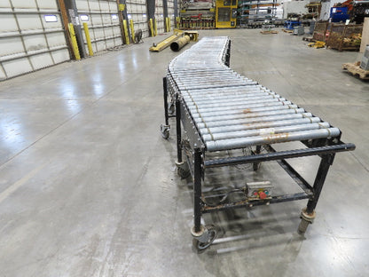 Best Flex 30"x 22' Expandable Power Roller Conveyor 36" Accumulation Zones 120V