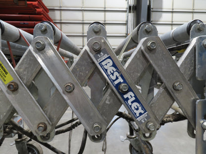 Best Flex 30"x 22' Expandable Power Roller Conveyor 36" Accumulation Zones 120V