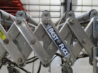 Best Flex 30"x 22' Expandable Power Roller Conveyor 36" Accumulation Zones 120V