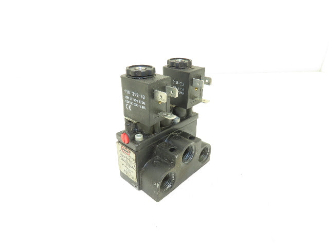 Aro Fluid Power A713SD-120A Pneumatic Solenoid Valve 150psi 3-Pos 4-Way 120V