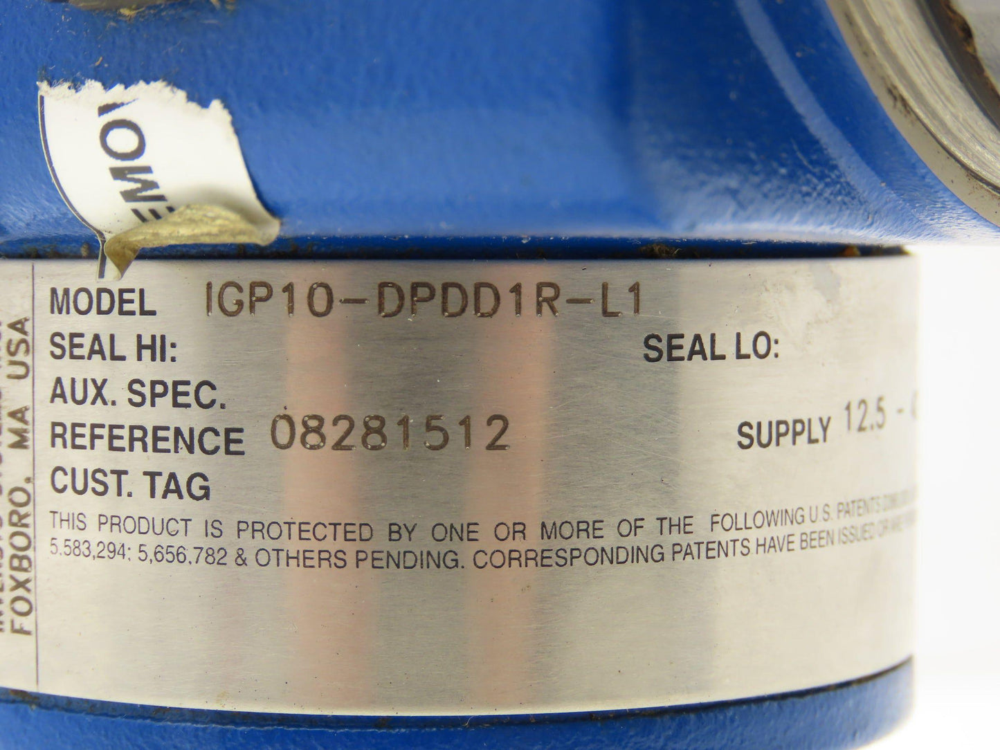 Foxboro IGP10-DPDD1R-L1 Pressure Transmitter Digital Readout 12.5-42VDC