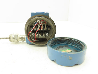 Rosemount 0444RL2U1A1NA Temp Transmitter 210°F 17" Probe Haz Loc