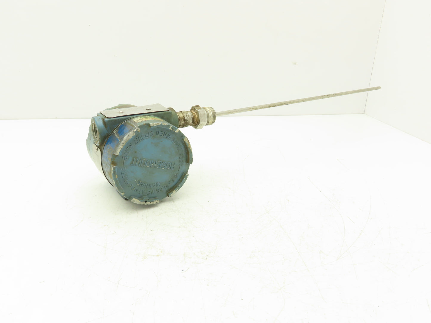 Rosemount 4-TT-155-722B Temp Transmitter 210°F 17" Probe Haz Loc